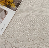 Tapis circulaire nordique style crème, tapis de salon effet cachemire, tapis de table basse, tapis de sol imperméable pour chambre, couverture de canapé