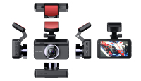 Presupuesto X7 Dash Cam con 1080P Full HD IPS Pantalla Grabación de doble canal 1 año de garantía Conectividad WIFI