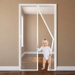 <span class=keywords><strong>Mosquitera</strong></span> Magnética Moderna OEM ODM, Malla de Poliéster, Cortina Autoadhesiva para Puerta de Baño - Product Image 1
