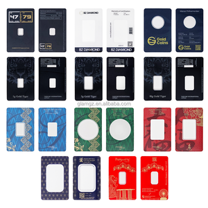 Custom Printing Acrylic Capsule Display Box Plastic Gold Bar Plastic <strong>Coin</strong> Slab <strong>Coin</strong> Blister Packaging <strong>Case</strong> - Product Image 2