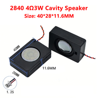 Boîtier de haut-parleur micro-cavité portable personnalisable 27MM/32MM/2840/3514/3525 4R 8R 2W3W, composants acoustiques pour machine publicitaire IA