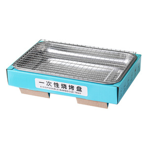 Disposable Barbecue Tray Cardboard Portable Outdoor Camping Grill With Nanocoating Anti Stick Surface For Picnic Meat Grilling - Product Image 5