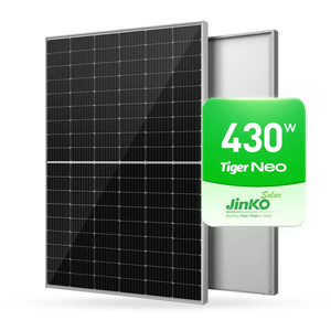 แผงโซลาร์เซลล์ JINKO 610 W 600W Tiger Pro JINKO 545สีดำเต็มรูปแบบ