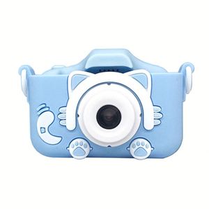 2inch 320X240 HD Screen 180 Wide Angle Multifunctional Mini Portable Child Selfie <b>Camera</b> Toy Lanyard Forkids Flash Memory - Product Image 1