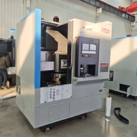 Tour à tarauder CNC VTC500 entièrement automatique de petite taille, haute précision, avec commande Fanuc (Chine)