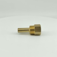 Différents types de thermomètres industriels avec laiton thermowell