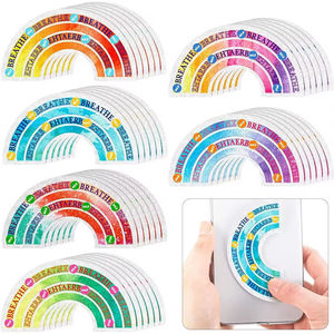 Autocollants sensoriels texturés personnalisés pour soulager l'anxiété, messages motivants pour la salle de classe, fournitures de bureau, fabriqués en Chine, nécessités quotidiennes - Product Image 5