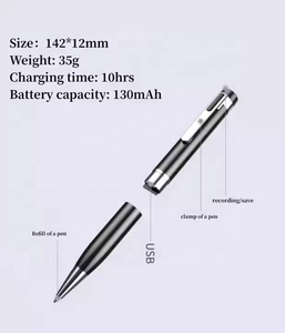 Alta calidad 360 ángulo de grabación DSP reducción de ruido alta capacidad bolígrafo forma sonido grabadora de voz dispositivo 8GB - Product Image 4