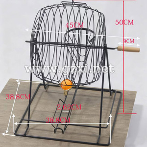 Juego de <span class=keywords><strong>Bingo</strong></span> Metálico Giratorio Automático con Jaula para 75, 90 o 100 Bolas, de Uso <span class=keywords><strong>Universal</strong></span> - Product Image 5