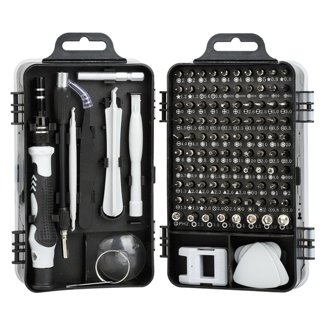 115 in 1 Cell Phone Repair Kit Precision Screwdriver Bit Set Magnetic Electronic Repair Tool Set Screwdriver Set