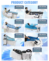 Appareil de pressothérapie infrarouge 3 en 1, combinaison amincissante, 24 airbags, machine de drainage lymphatique par compression pour salon de beauté