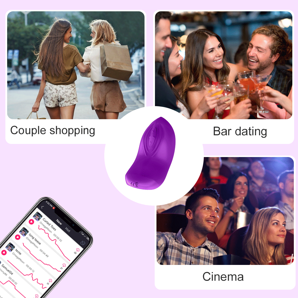 App Wireless Remote Control Vibrator - Clitoral Stimulator