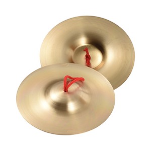 1-cặp 5.8in mini đồng thau nhỏ tay chũm Chọe chiêng ban nhạc nhịp điệu nhịp đập Bộ gõ Đồng nhạc cụ cho Opera - Product Image 3