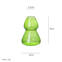 Diffuseur d'huiles essentielles de Noël créatif fait main, vase en verre moderne et minimaliste, bouteille d'aromathérapie sans bougie