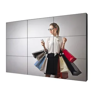 Full Color Transparent Led Video Mesh 19 " Shelf Display Screen Player Curved Tv Wall Mount Media