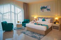 Offre Spéciale Ritz-Carlton en cuir véritable meubles de salon d'hôtel en bois rond projets de meubles rembourrés de chambre d'hôtel du Moyen-Orient
