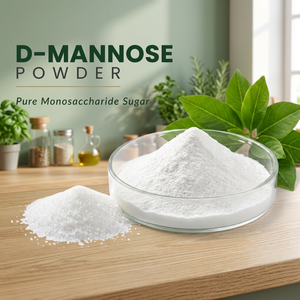 Polvo de D-Manosa Silvestre, Certificado por HPLC, Monosacárido Puro, Extracto Herbal, Grado Cosmético, en Envase de Vidrio - Product Image 2