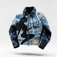 Veste bomber pour femme, style streetwear artistique, personnalisée, en tapisserie tissée
