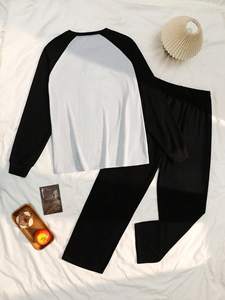 Conjunto de Ropa Casual para <span class=keywords><strong>Hombre</strong></span>, <span class=keywords><strong>Pijama</strong></span> de <span class=keywords><strong>Franela</strong></span> para Otoño e <span class=keywords><strong>Invierno</strong></span>, Pakistán - Product Image 2