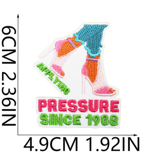 Patchs brodés personnalisés en feutre non tissé thermocollants avec lettres grecques Alpha <span class=keywords><strong>Kappa</strong></span> Alpha pour logos de chapeaux, sacs et vêtements - Product Image 4