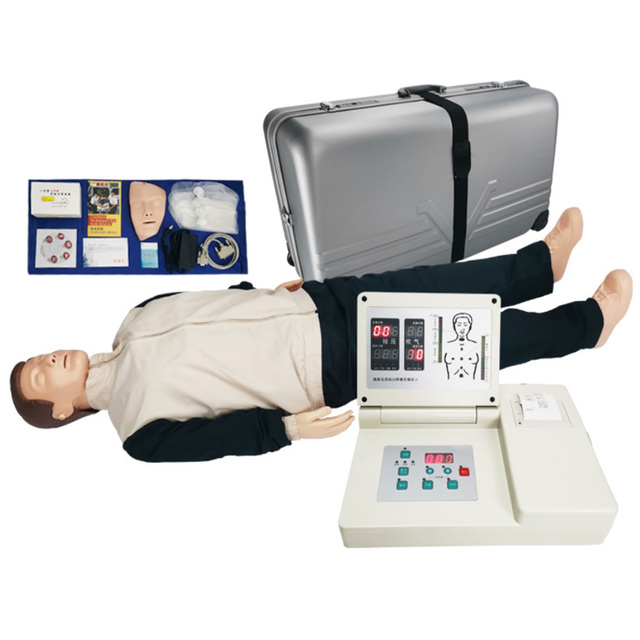 Medical CPR Simulation Training System Adult Teaching Manikin with Voice Guidance