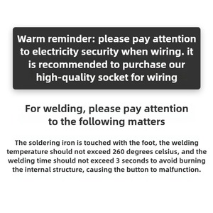 Nút kim loại màu đen 19mm với dải tự khóa tròn cung cấp năng lượng, khởi động lại máy tính, dừng bắt đầu tròn nhỏ - Product Image 6