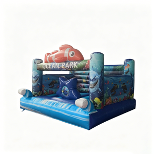 Château gonflable sur le thème <span class=keywords><strong>de</strong></span> l'Ocean Park pour enfants et adultes, <span class=keywords><strong>maison</strong></span> <span class=keywords><strong>de</strong></span> saut pour divertissement intérieur et extérieur - Product Image 6