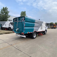 Camion de lavage de voirie haute pression et balayeuse routière avec réservoir d'eau de 5000L et réservoir d'aspiration des eaux usées de 5000L, fabriqué en Chine