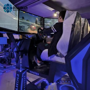Machine de simulateur de course hydraulique dynamique 5D professionnelle avec siège pliable à plate-forme VR/PS5 à 3 axes - Product Image 3