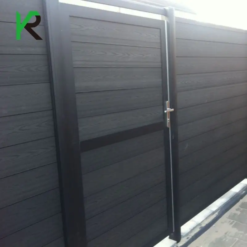 Wpc-cercas impermeables para exteriores, enrejados y puertas, varios colores