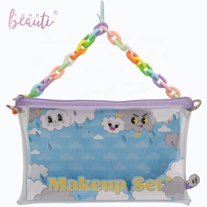 <span class=keywords><strong>Set</strong></span> di trucco personalizzato lavabile non tossico per ragazze con borsa balsamo per le labbra <span class=keywords><strong>set</strong></span> trucco per ombretti per bambini - Product Image 5