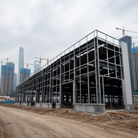 Structure en acier préfabriquée pour bâtiment résidentiel, ossature métallique galvanisée, à vendre
