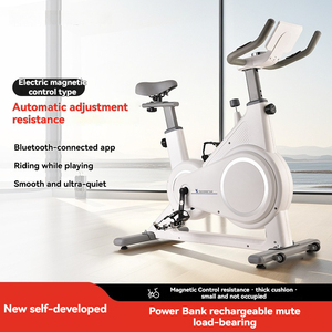 <span class=keywords><strong>Bicicleta</strong></span> de <span class=keywords><strong>Spinning</strong></span> con Control Electromagnético, Compacta, Plegable, Ultra Silenciosa, <span class=keywords><strong>Bicicleta</strong></span> de Ejercicio para el Hogar, <span class=keywords><strong>Bicicleta</strong></span> de Ciclismo Indoor - Product Image 2