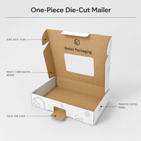 Boîte en carton ondulé écologique et recyclable, emballage personnalisé en kraft, vente en gros directe d'usine, résistante à l'humidité