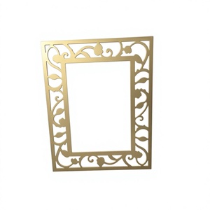 Premium Iron Metal Photo <b>Frame</b> With <b>Gold</b> Finish Perfect For Home Gallery Walls And Office Living Rooms Decor Picture <b>Frames</b> - Product Image 1