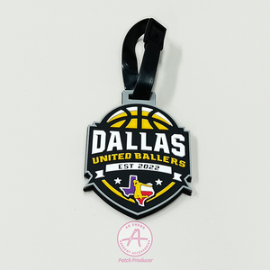 Etiquetas de equipaje de goma PVC personalizables-Etiquetas de identificación de viaje resistentes al desgarro con ventana transparente para tarjeta de información de contacto - Product Image 2