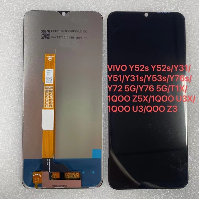 Wholesale High Quality for VIVO Y52S Y31 Y51 Y31S Y53S Y76S Y72 Display Touch Screen New Arrival Mobile Phone Replacement Screen
