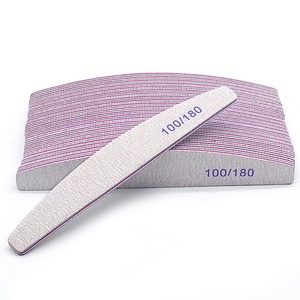 Venta Directa de Fábrica: Lima de Uñas de Alta Calidad, Barra de Pulido y Lijado, Gris y Blanca, Recta Larga, Tipo Zebra, para Manicura - Product Image 2
