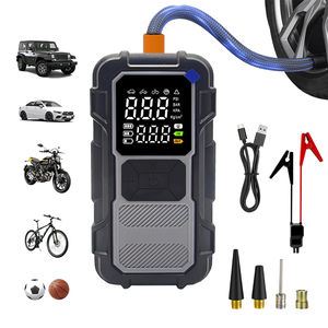 Démarreur de batterie avec pompe à air - Démarreur de batterie de voiture 800A de pointe + Gonfleur de pneus, <span class=keywords><strong>Station</strong></span> d'alimentation portable rechargeable - Product Image 3