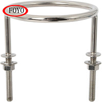 Porte-gobelets FOYO Marine en acier inoxydable 316, simple, double ou triple, à fixation sur pont pour bateau et yacht