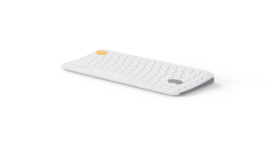 New 84-key Tri-mode Ergonomic Curved Rechargeable Bt 2.4g Wireless Plastic Membrane Keyboard Pet Film Switches Waterproof K1 2. - Product Image 2