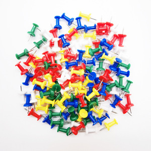 Thumb Tack 8mm Plastic Circular H-Shaped Nail For Felt Board Corkboard Photo Wall - Product Image 2