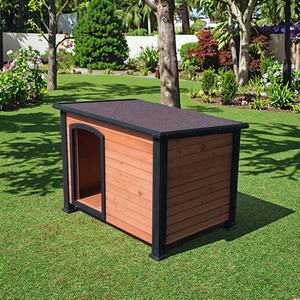 Casa para Perros SDD007 Moderna, Ecológica, Extra Grande, de Madera Maciza, Tipo Villa, Mueble para Mascotas Resistente al Agua para Exteriores, para Perros Grandes, para Todas las Estaciones - Product Image 5
