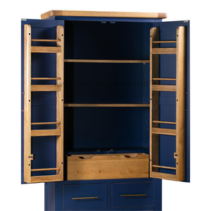 Armario de madera de almacenamiento Venta caliente Diseño moderno Muebles de dormitorio de madera Roble/Pino/Acacia Madera maciza Proveedor vietnamita Fabricante - Product Image 5