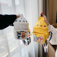 Sac à bandoulière pour enfants nouvelle mode étudiant toile sac de poitrine ins Joker sac à bandoulière à large bande dessinée mini mignon