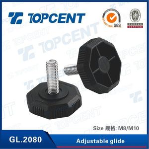 TOPCENT Black and Silver Sofa <strong>Adjustable</strong> <strong>Furniture</strong> <strong>Feet</strong> - Product Image 5
