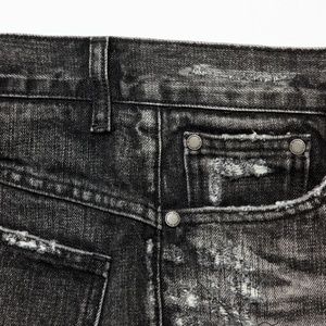 Jeans de Mezclilla Selvedge de 14.5oz Estilo <span class=keywords><strong>Americano</strong></span>, Personalizados OEM, con Reparaciones Desgastadas, Corte Recto para Hombre - Product Image 5