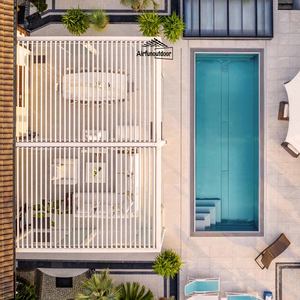 <span class=keywords><strong>Pergola</strong></span> élégante en aluminium Airfun pour l'extérieur, durable, résistante aux intempéries, arche, tonnelle, pavillon et gazebo - Product Image 2