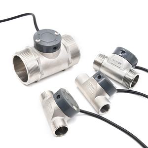 DIJIANG ステンレス鋼 DN15-DN50 ネジ接続出力 NPN パルス測定 水流量 水力タービンヒーター 流量センサー - Product Image 3