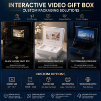 Boîte vidéo interactive OEM ODM, solution d'emballage numérique sur mesure avec écran LCD pour la promotion marketing et le lancement de produits